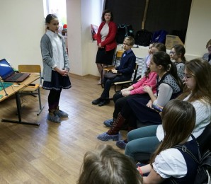 Юный наставник-мультипликатор провела мастер-класс для петербургских школьников